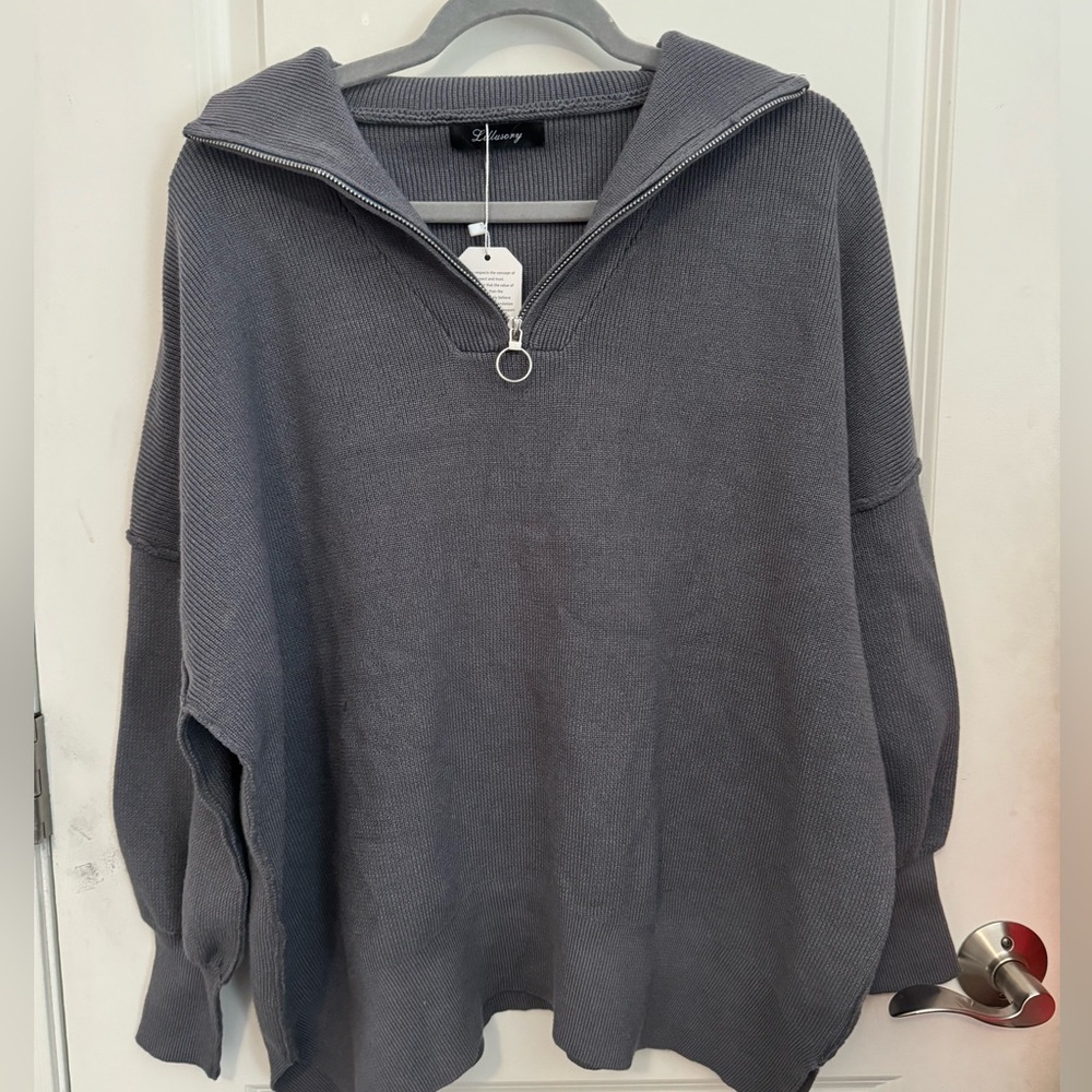 quarter zip sweater